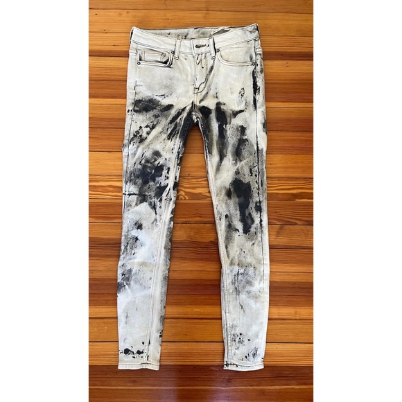 Zara Jeans Zara Paint Splatter Jeans Poshmark